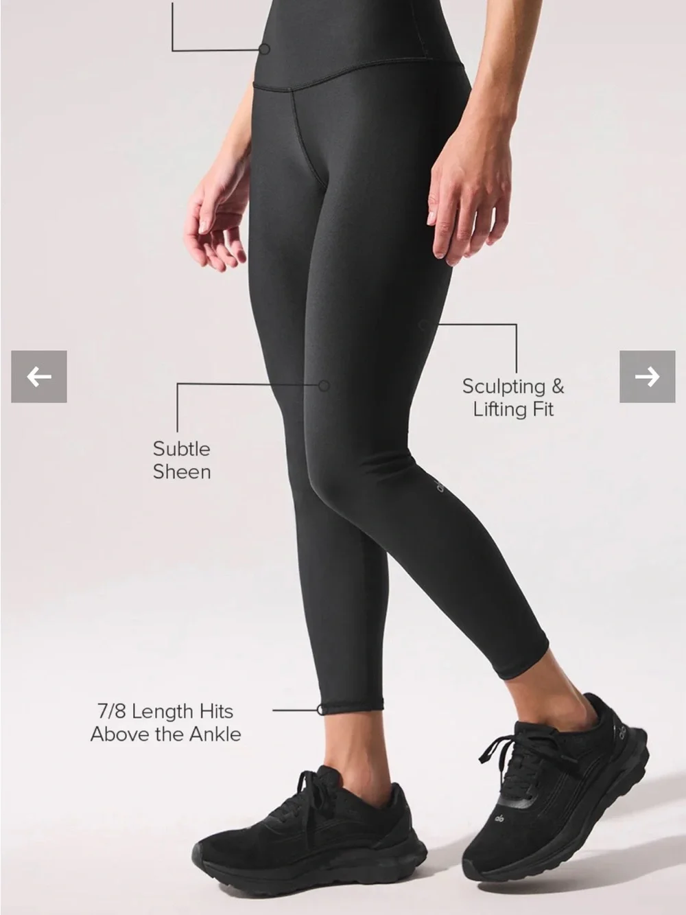 ALO Yoga Black High-Waist Leggings